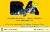 Lima, Septiembre 2014 LED en Alumbrado Público - Cuidad de ...seminario.pucp.edu.pe/ciudades-sostenibles/wp... · Ciudad de Buenos Aires Commuters: 3.200.000 habitantes aprox. Número