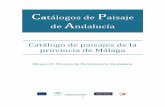 Catálogos de Paisaje de Andalucía · En la memoria sobre los procesos de participación ciudadana aplicados en Encartaciones, Rioja Alavesa y Urola Kosta, se analiza detalladamente