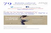 Más información en la ://biblioteca.ucm.es/data/cont/media/www/pag-60934/Boletín_7… · Jueves, 25 de abril. 16’30 horas Aula Ortega ... Agenda Académica y Cultural de la