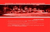 Controles y Accesorios para Automatización · Control integral y control inteligente para sistemas de automatización Automatización eficiente de 4 funciones: Â Controla la bomba