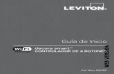 Guía de Inicio - Leviton · Decora Smart y Decora son marcas registradas de Leviton Manufacturing Co., Inc. Google Play, Android, App Store, Apple iOS, Google Assistant, son marcas