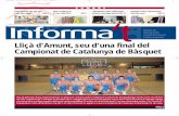 Lliçà d'Amunt,seu d'una final del Campionat de Catalunya de … · 2017-04-26 · 4t Classificat fase regular b) 2a Semifinal: 2n Classificat fase regular 3r Clasificat fase regular