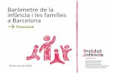 Presentació - Institut infància i adolescència · Baròmetre de la infància i les famílies a Barcelona 2014 3 Hi ha desigualtats de renda i situacions de privació molt importants