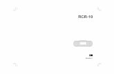 20101110 3A81TX100000A RCR-10 GB - Sangean · Sintonización manual – AM/FM 1. Pulse el botón Standby para encender su radio. 2. Pulse y suelte el botón Source para seleccionar