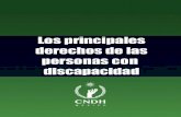 CARTILLA Los Principales DERE de las personas con · PDF file 2018-09-17 · Los principales derechos de las personas con discapacidad CARTILLA Los Principales DERE de las personas