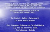 CASOS CLINICOS DE CARCINOMA BASOCELULAR Y …drdariosuarez.com/wp-content/uploads/2015/09/casos... · Carcinoma Espinocelular entre los 60 a 69 años. •De acuerdo a la localización