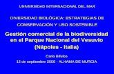 Gestión comercial de la biodiversidad en el Parque Nacional del …datos.alhamademurcia.es/descargas/Gestión comercial... · 2009-03-31 · UNIVERSIDAD INTERNACIONAL DEL MAR DIVERSIDAD