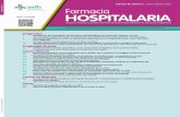 Farmacia - SEFH · Versión completa de la revista en y Farmacia HOSPITALARIA Órgano oficial de expresión científica de la Sociedad Española de Farmacia Hospitalaria Volumen 42.