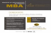 Maestría en Administración MBA - cetys.mx€¦ · MBA Maestría en Administración de Negocios El MBA del CETYS 1. Desarrolla y dirige proyectos que incluyen la mejora continua