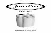 ECO 20L - Juro-Pro – Ηλεκτρικές συσκευές με όνομα · 2019-09-15 · 20. Μην τοποθετείτε αντικείμενα, βάζα με λουλούδια