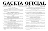 Gaceta Oficial Nº 41.389 del 03 de Mayo de 2018cpzulia.org/ARCHIVOS/Gaceta_Oficial_03_05_18_num_41389.pdfVenezuela N 41.082 de la misma fecha, reimpreso en la Gaceta Oficial de la