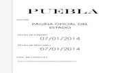 PUEBLA - Secretaría de Hacienda y Crédito Público ... Federativas...Estado de Puebla 5 Al inicio de cada Gobierno se elabora un Plan Estatal de Desarrollo y programas sectoriales,