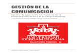 GESTIÓN DE LA COMUNICACIÓN - Difusor Ibero · A partir de la detección de focos rojos dentro de la gestión de la comunicación interna en los distintos equipos dentro del área