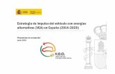 Estrategia de Impulso del Vehículo con Energías ... · Propuestas de actuación Junio 2015 Estrategia de Impulso del vehículo con energías alternativas (VEA) en España (2014-2020)