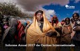 Informe Anual 2017 de Caritas Internationalis...Bienvenidos al Informe Anual de Caritas Internationalis para 2017. Este año, utilizamos muy deliberadamente la palabra «bienvenidos»