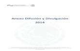 Anexo Difusión y Divulgacióncee.cimav.edu.mx/.../anexo-Difusion-y-Divulgacion-2014.pdfactividades de difusión y divulgación científica del CIMAV hacia la sociedad, se llevaron