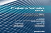 Programa formativo · EPOC son los broncodilatadores, que produ-cen mejorías, generalmente pequeñas pero significativas, de la función pulmonar y que se traducen en un alivio de