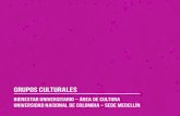 edellín m s c n Grupos culturales | Universidad ... · de grupos representativos, diseña e implementa cursos ... • VII Campeonato Mundial de Salsa Cali 2012. • 5to Colombia