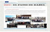 INFO EL PATIO DE BABEL - XTEC · 2019-11-14 · INFO - EL PATIO DE BABEL Dilluns 11 de novembre: • Visita al Parc Güell. Després de reposar forces, van visitar el parc Güell,
