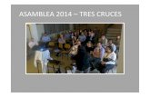 ASAMBLEA 2014 –TRES CRUCES · negocios inclusivos • unilever –10000 bolsos • improfit –carpetas • capital afap • estancia la victoria (almohadones) • sodimac –2