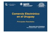 Comercio Electrónico en el Uruguay - Noticias Rochanoticiasrocha.com/descargas/comercio-electronico-uruguay-2014.pdf · Observatorio de la Ciudadanía Área Ciudadanía Digital –