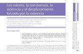 Los valores, la convivencia, la violencia y el …...Mauricio Esquivia Zapata.* Licenciado en Ciencias Sociales mauricio_esquivia@yahoo.es Los valores, la convivencia, la violencia