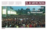 AJUNTAMENT DE REUS Concentració a la plaça de la Llibertat ... · Francesc Palacín, va lleguir el manifest “Per la llibertat i contra el terrorisme”, després de la concentració