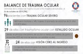 BALANCE DE TRAUMA OCULAR - Colegio Médico · 2020-01-14 · BALANCE DE TRAUMA OCULAR Obtenido de la Unidad de Trauma Ocular (UTO) Hospital del Salvador, al 26 de octubre de 2019
