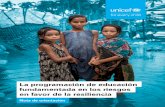 Nota de orientación · 2020-01-01 · USP Plan Estratégico de UNICEF ASE Artefactos sin estallar ... A finales de 2016, había 65,6 millones de personas desplazadas de sus hogares