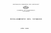 REGLAMENTO DEL SENADO - Georgetown Universitypdba.georgetown.edu/Legislative/Uruguay/UruSen_RegInt.pdf · 2010-11-08 · íntegra, el total de sesiones plenarias del Senado (ordinarias
