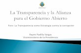 Raymi Padilla Vargas Viceministerio de la Presidencia...Foro: La Transparencia como Estrategia contra la corrupción Raymi Padilla Vargas Viceministerio de la Presidencia ... de páginas