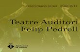 TINET - Teatre Auditori Felip Pedrell ... Felip Pedrell Informaciأ³ general 4 21 gener 22.00 h Teatre