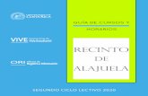 Guía de Horario para el Recinto de Alajuela, II ciclo 2020 · 1 day ago · * ** RECUERDE: Página 2 La información referente a la oferta académica disponible para el periodo lectivo