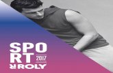SPO RT 2017 - Roly · Tejido que permite personalización de prenda con impresión de alta calidad. FELPA PERCHADA Tratamiento del tejido que incrementa su calidez. MODELO IMPERMEABLE
