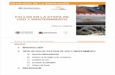 Etapa de Uso y Mantenimiento (2009-2010).ppt [Modo de ... · Necesidad de mantenimiento de la estructura Ejjpemplo en edificación: Libro de mantenimiento del edificio en Cataluña