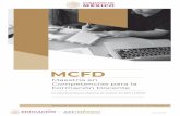 MCFD - AEFCM | Educación | Gobierno | gob.mx · La Maestría en Competencias para la Formación Do-cente (MCFD) es una alternativa de formación con orientación profesional en la