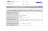 Evaluación Técnica ETA 14/0413 Europea de 20.07...Página 3 de 24 de la Evaluación Técnica Europea ETA 14/0413, emitida el 20.07.2020 Partes específicas de la Evaluación Técnica