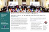 ParlAmericas en la Cumbre de las Américas 3er ......parlamento. La Agenda Legislativa del periodo 2017-2018 contempla cuatro objetivos: democracia y estado de derecho, equidad y justicia