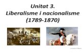 Unitat 3. Liberalisme i nacionalisme (1789-1870)...Unitat 3. Liberalisme i nacionalisme (1789-1870) C.Aranda & J.Manero Les revolucions liberals podien definir-se com el conjunt de