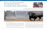 Bases de alimentación del ganado bravo en …axonveterinaria.net/web_axoncomunicacion/criaysalud/35/...producción de leche para amamantar al becerro y lograr que llegue hasta el