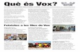 Què és Vox? - WordPress.com...Si llegim el seu programa electoral, les seves propostes pel que fa a immigració, circulació de persones i fronteres són similars a les de la majoria