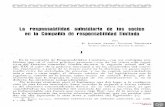 La responsabilidad subsidiaria de los socios en la ... · Barcelona, 1919.—VALLS DE GOMIS «La sociedad mercantil de responsabilidad limitada en el Derecho vigente». Palma, 1945.