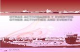 OTRAS ACTIVIDADES Y EVENTOS OTHER ACTIVITIES AND EVENTS · La Autoridad Portuaria de Ceuta y el buque escuela “Juan Sebastián Elcano” rinden homenaje a los caídos en el dragaminas