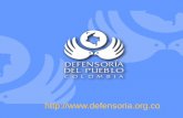 “EXPERIENCIA DE LA DEFENSORIA DEL PUEBLO DE COLOMBIA … · CONFORMACION DEL COMITE-El director y subdirector del establecimiento de reclusión, en condición de principal y suplente.