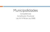 Tribunal de Cuentas Chubut - Competencias Constitución Provincial Ley …tcchubut.gov.ar/docs/Instructivo Capacitacion... · 2017-09-11 · Ley XVI N°46 (ex Ley 3098) RESPONSABILIDADES