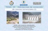 TEMA 29 : Hidrotecnias de corrección de cauces torrenciales (I)ocw.upm.es/pluginfile.php/1231/mod_label/intro/Tema29.pdf · Laderas Drenajes Zanjas de infiltración Uso del suelo