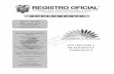 Asamblea Nacional del Ecuador - SUPLEMENTO · 2 – Martes 19 de marzo de 2019 Suplemento – Registro Oﬁ cial Nº 449 ASAMBLEA NACIONAL REPÚBLICA DEL ECUADOR Oﬁ cio No. SAN-2019-2438