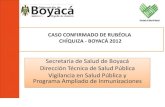 CASO CONFIRMADO DE RUBÉOLA CHÍQUIZA - BOYACÁ 2012calisaludable.cali.gov.co/.../11a_caso_rubeola_boyaca.pdf · 2012-06-13 · En es caso de rubeola prueba de avidez anticuerpos
