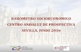 CENTRO ANDALUZ DE PROSPECTIVA BARÓMETRO SOCIOECONÓMICO SEVILLA… · 2016-07-28 · Feria de Sevilla. Ampliación El 45,8% de los sevillanos consultados aprobaría la decisión