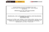 MANUAL DE USUARIO PARA EL MANEJO DEL MÓDULO DEL … · 2016-01-29 · sistema electrÓnico de contrataciones del estado - seace - mÓdulo de seleccion versión 3.0 manual de usuario